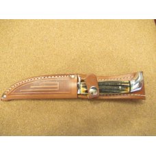 Case XX USA Stag Handle Fixed Blade Pattern # 5 Finn Case XX USA Stag Handle Fixed Blade Pattern # 5 Finn
