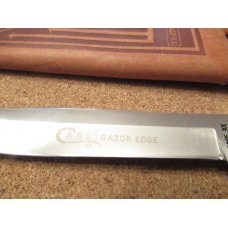 Case XX Stag Handle Fixed Blade Grey Etch 1976 Pattern # 5 FINN SSP Case XX Stag Handle Fixed Blade Grey Etch 1976 Pattern # 5 FINN SSP