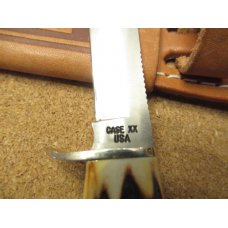 Case XX Stag Handle Fixed Blade Grey Etch 1976 Pattern # 5 FINN SSP Case XX Stag Handle Fixed Blade Grey Etch 1976 Pattern # 5 FINN SSP