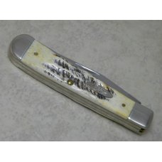 Case XX Stainless USA 2007 Pretty Bone 6.5254 Trapper Knife Case XX Stainless USA 2007 Pretty Bone 6.5254 Trapper Knife