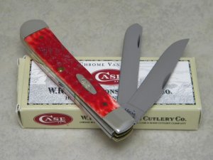 Case XX USA 2007 Red Bone 6254 CV Trapper Knife