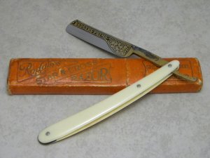 Vintage Joseph Rodgers Star & Cross Sheffield, England Primo Straight Razor in Box