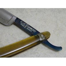 Vintage Grah & Plumacher Solingen-Weyer, Germany Blue Diamond Straight Razor in Box