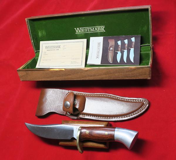 PRICE REDUCED!!  Westmark Western Custom Shop 702 Fixed Blade knife Boulder Colorado NIB