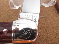  Western  Coleman Lock Back Wood Handles 