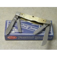 Case Family Brands Standard Knife Co. USA 2009 Natural Bone 64052 SS Congress Knife in Box 1st Run Case Family Brands Standard Knife Co. USA 2009 Natural Bone 64052 SS Congress Knife in Box 1st Run