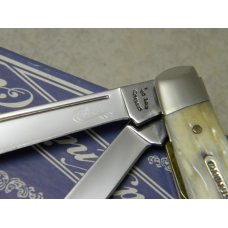 Case Family Brands Standard Knife Co. USA 2009 Natural Bone 64052 SS Congress Knife in Box 1st Run Case Family Brands Standard Knife Co. USA 2009 Natural Bone 64052 SS Congress Knife in Box 1st Run
