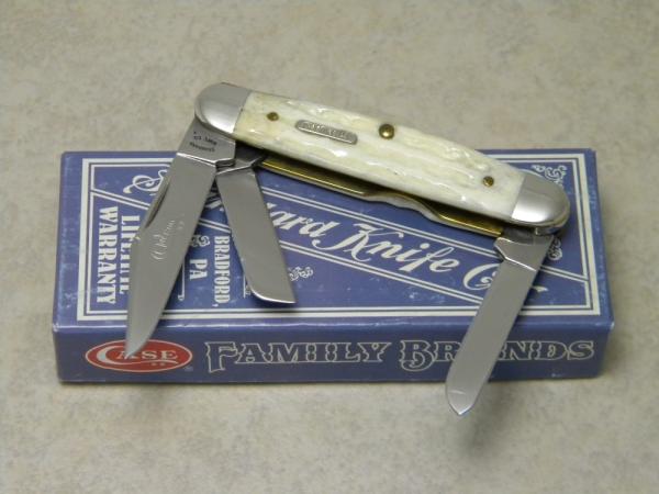Case Family Brands Standard Knife Co. USA 2009 Natural Bone 63090 SS Stockman Knife in Box 1st Run Case Family Brands Standard Knife Co. USA 2009 Natural Bone 63090 SS Stockman Knife in Box 1st Run