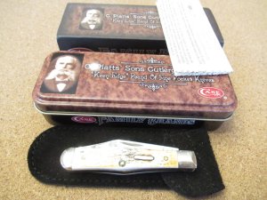Case XX Family Brands Burnt Stag  Coke Bottle Pattern # 5225 1/2 SS