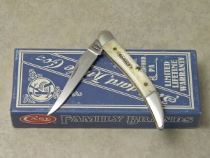 Case Family Standard Knife Co. USA 2009 Natural Bone 610096 SS Tiny Toothpick Knife in Box 1st Run