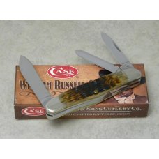 W.R. Case USA 2009 Molasses Bone 63046 SS Humpback Whittler Knife in Box W.R. Case USA 2009 Molasses Bone 63046 SS Humpback Whittler Knife in Box