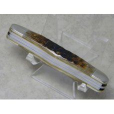 W.R. Case USA 2009 Molasses Bone 63046 SS Humpback Whittler Knife in Box W.R. Case USA 2009 Molasses Bone 63046 SS Humpback Whittler Knife in Box