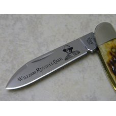 W.R. Case USA 2009 Molasses Bone 63046 SS Humpback Whittler Knife in Box W.R. Case USA 2009 Molasses Bone 63046 SS Humpback Whittler Knife in Box