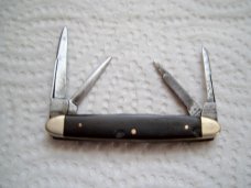 TALLEY-HO BINGHAM SHEFIELD BOX AND 4 BLADE TORTISE KNIFE