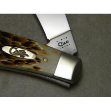 Case XX USA 2011 Amber Bone 61011 SS Hawkbill Knife in Box Case XX USA 2011 Amber Bone 61011 SS Hawkbill Knife in Box