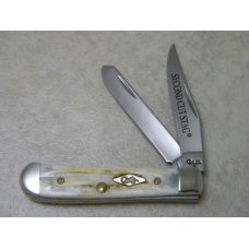 Case XX USA 2009 Second Cut Stag 52154 SS Tiny Trapper Knife in Box Case XX USA 2009 Second Cut Stag 52154 SS Tiny Trapper Knife in Box