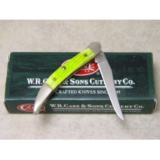 Case USA 2009 Lime Green Bone 1st Run 610096 SS Tiny Toothpick Knife in Box Case USA 2009 Lime Green Bone 1st Run 610096 SS Tiny Toothpick Knife in Box