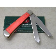 Case XX USA 2007 Red Appaloosa Bone 6254 SS Trapper Knife - NIB Case XX USA 2007 Red Appaloosa Bone 6254 SS Trapper Knife - NIB