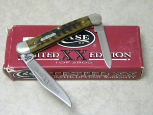 Case XX USA Green Bone 62109X SS Limited Edition Mini Copperhead Knife in Box