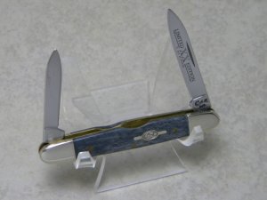 Case XX USA Limited Edition 1 of 2500 Black Bone 06263 SS Eisenhower Knife in Box 
