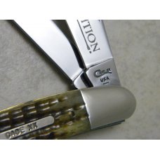 Case XX USA Green Bone 6240 Limited Edition 1 of 2500 Dog Leg Trapper Knife - NIB