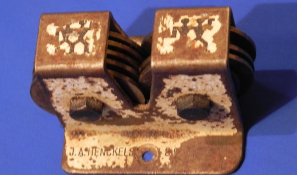 Vintage J A Henckels Work Shop / Work Bench / Bolt Down Pocket Knife Sharpener - Rare one!