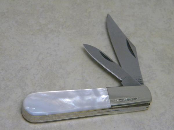 Parker Cut. Co. Surgical Steel Japan Pearl Eagle Brand Model P-820 Barlow Knife Parker Cut. Co. Surgical Steel Japan Pearl Eagle Brand Model P-820 Barlow Knife