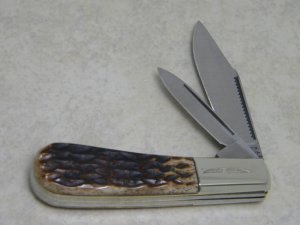Parker Cut. Co. Surgical Steel Japan Pick Bone Eagle Brand Curved Frame Barlow Knife