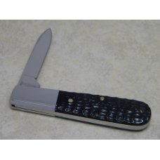 Schatt & Morgan Queen Steel USA Jigged Black Barlow Knife with Pen Blade Master for Whittling Schatt & Morgan Queen Steel USA Jigged Black Barlow Knife with Pen Blade Master for Whittling