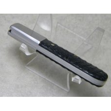 Schatt & Morgan Queen Steel USA Jigged Black Barlow Knife with Pen Blade Master for Whittling Schatt & Morgan Queen Steel USA Jigged Black Barlow Knife with Pen Blade Master for Whittling
