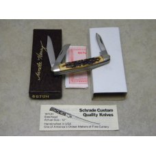Schrade + USA 807UH Uncle Henry Staglon Junior Stockman Knife in Box Schrade + USA 807UH Uncle Henry Staglon Junior Stockman Knife in Box