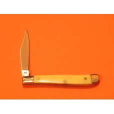 Vintage Camillus Yello-Jacket 1 Blade Peanut Mdl# 710 Yellow Derlin Handles -Great Blade Etch -MINT!