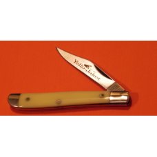 Vintage Camillus Yello-Jacket 1 Blade Peanut Mdl# 710 Yellow Derlin Handles -Great Blade Etch -MINT!