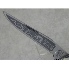 Bulldog Brand Solingen Germany Pit Bulls Trade Mark Marbled Muskrat Knife Bulldog Brand Solingen Germany Pit Bulls Trade Mark Marbled Muskrat Knife