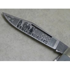 Vintage Boker Solingen, Germany 7474 Jefferson Davis Commemorative Stockman Knife c.1979 Vintage Boker Solingen, Germany 7474 Jefferson Davis Commemorative Stockman Knife c.1979