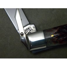 Case XX USA 2002 Cranberry Bone 6111 1/2L SS Cheetah Knife - New in Tin Case XX USA 2002 Cranberry Bone 6111 1/2L SS Cheetah Knife - New in Tin