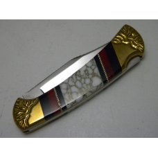 Buck Custom USA 112 Brian Yellowhorse 08 of 25 Folding Lockback Knife in Box Buck Custom USA 112 Brian Yellowhorse 08 of 25 Folding Lockback Knife in Box