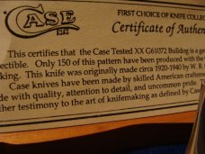 Case Classic Bulldog Clasp Green Bone Handles  G61072