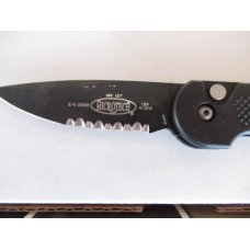 Microtech Mini UDT  BLACK Serrated 155-2