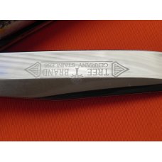 Boker Tree Brand Single 1 Trapper w/ Thumb Assist Open & Close +Great Stag Handles Plus Blade Etch Boker Tree Brand Single 1 Trapper w/ Thumb Assist Open & Close +Great Stag Handles Plus Blade Etch