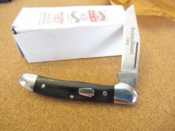 Schatt & Morgan Copperhead Black Micarta Handles 1 of 30 Schatt & Morgan Copperhead Black Micarta Handles 1 of 30