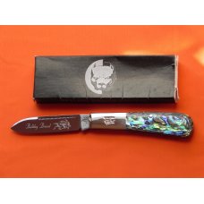 WOW 2007 Bulldog Brand HAND MADE Barlow PROTOTYPE! with FANTASTIC ABALONE Handles +Box -WOW WOW 2007 Bulldog Brand HAND MADE Barlow PROTOTYPE! with FANTASTIC ABALONE Handles +Box -WOW