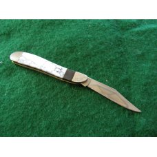 Mint White-Black lines Knife B.M.I. Cut Co USA Peanut Knife Mint White-Black lines Knife B.M.I. Cut Co USA Peanut Knife
