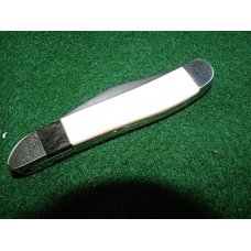 Mint White-Pink lines handles, B.M.I. Cut Co USA Peanut knife Navajo Mint White-Pink lines handles, B.M.I. Cut Co USA Peanut knife Navajo