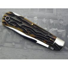 Schatt & Morgan Mountain Man Lock back – worm groove bone handles Schatt & Morgan Mountain Man Lock back – worm groove bone handles