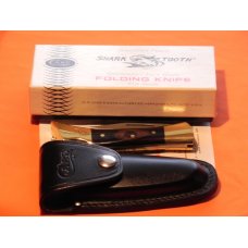 1977 Case xx Shark Tooth Folding Hunter P197 L SSP Knife w/ Sheath, Instructions and Orig Box - NOS 1977 Case xx Shark Tooth Folding Hunter P197 L SSP Knife w/ Sheath, Instructions and Orig Box - NOS