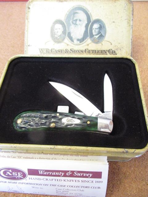 Case XX Green Bone Sway Back Jack Case XX Green Bone Sway Back Jack