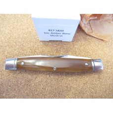 Schatt & Morgan Smooth Amber Bone Muskrat 1 of 30 Schatt & Morgan Smooth Amber Bone Muskrat 1 of 30