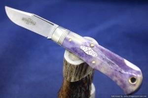 Great Eastern Cutlery 721116LB Violet Pioneer Bone Cody Scout Knife. #1929