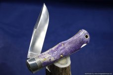 Great Eastern Cutlery 721116LB Violet Pioneer Bone Cody Scout Knife. #1929 Great Eastern Cutlery 721116LB Violet Pioneer Bone Cody Scout Knife. #1929
